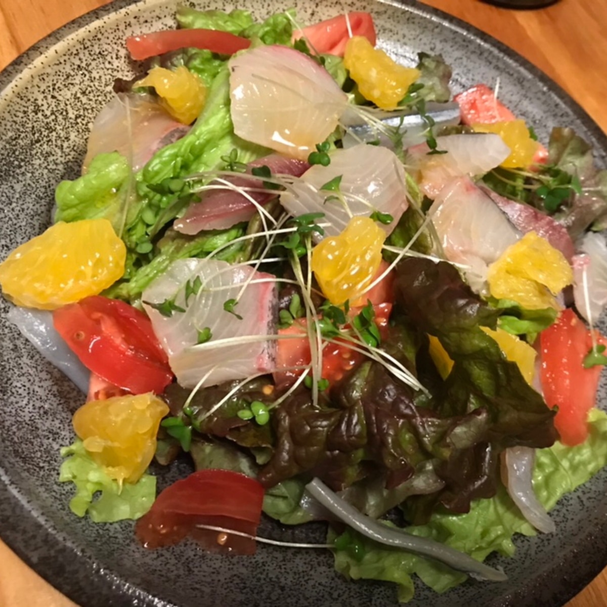 八朔入りお刺身サラダ レシピ 作り方 By ボンド子 楽天レシピ